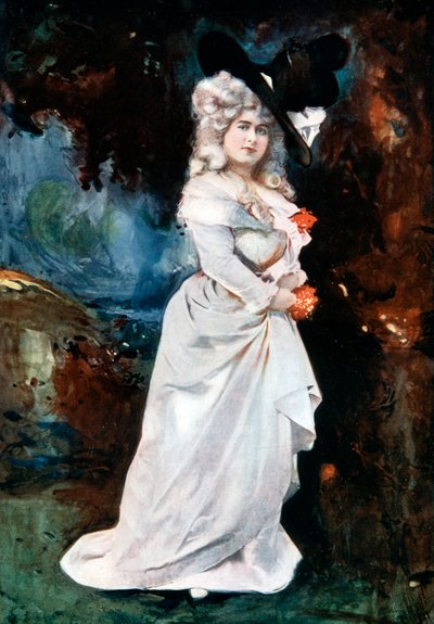 Connie Ediss in The Silver Slipper, um 1902 von Ellis and Walery