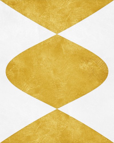 Elegante Goldene Form von Ema Paraschiv