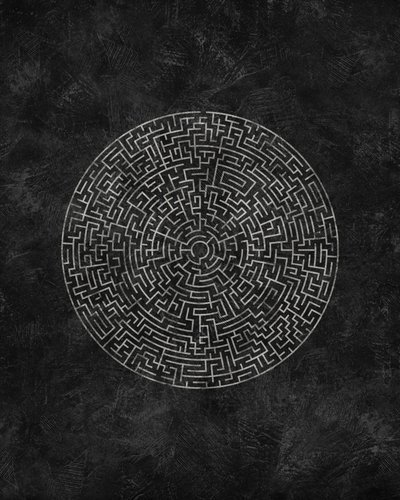 Komplexes kreisförmiges Labyrinth von Ema Paraschiv