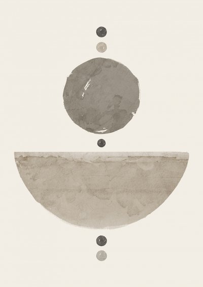 Lunare geometrische Balance von Ema Paraschiv