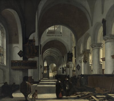 Innenansicht einer Kirche von Emanuel de Witte