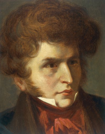 Frankreich, La-Cote-Saint-Andre, Porträt von Hector Berlioz von Emile (after) Signol