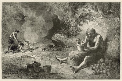 Der erste Töpfer von Emile Antoine Bayard