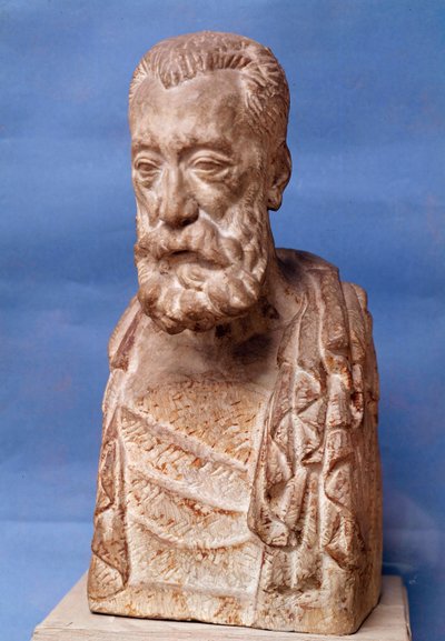 Büste des französischen Schriftstellers Anatole France (1844-1924) Skulptur von Antoine Bourdelle (20. Jahrhundert) Paris, Musée Bourdelle von Emile Antoine Bourdelle