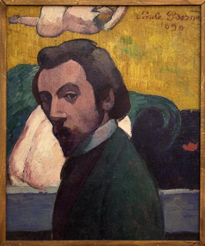 Selbstporträt. Gemälde von Emile Bernard (1868-1941). von Emile Bernard