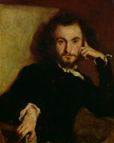Porträt von Charles Baudelaire von Emile Deroy