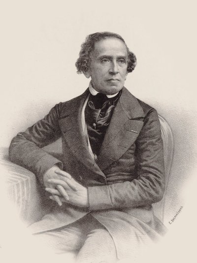 Porträt des Komponisten Giacomo Meyerbeer von Emile Desmaisons