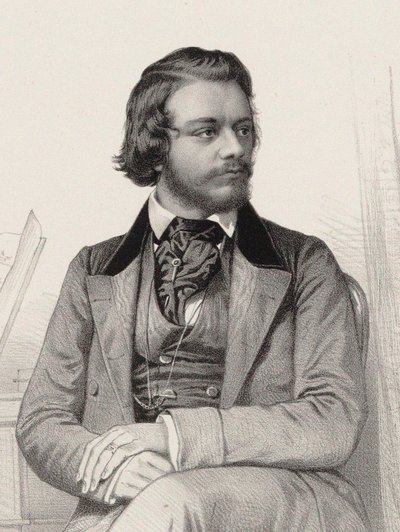 Porträt des Pianisten und Komponisten Theodor Leschetizky von Emile Desmaisons