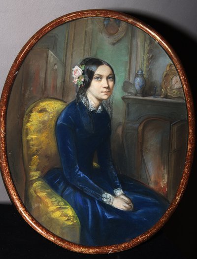 Porträt von Idalia Poletika von Emile Francois Dessain