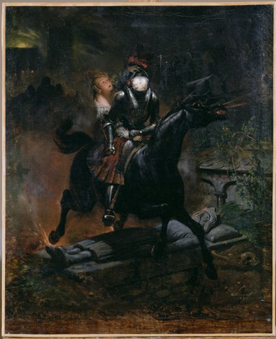 Ballade von Leonore, 1839 von Emile Jean Horace Vernet