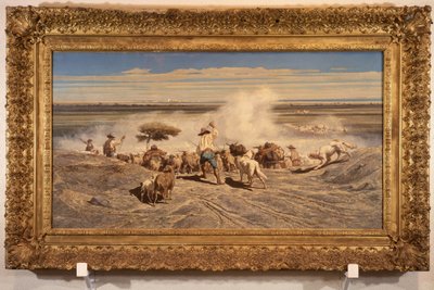 Die Rückkehr der Herde von Emile Loubon (1809-1863), Museum der Schönen Künste in Toulon von Emile Loubon