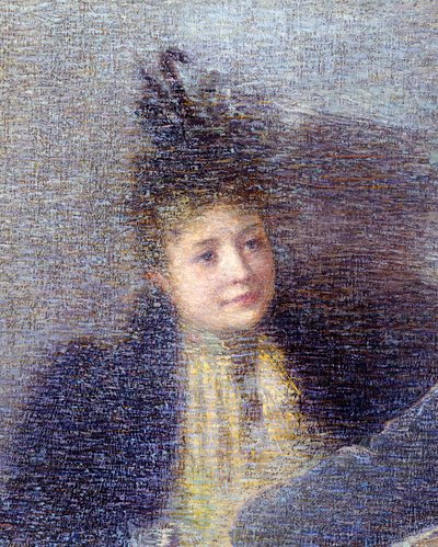 Reflexionen eines hungrigen Mannes oder Soziale Kontraste, von Emilio Longoni (Detail) von Emilio Longoni