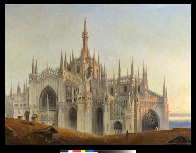 Aurora consurgens, die Kathedrale, 1921 von Emilio Magistretti