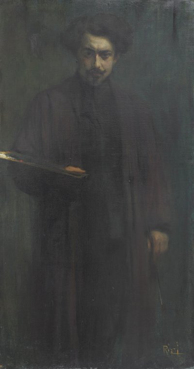 Selbstporträt, Emilio Rizzi von Emilio Rizzi