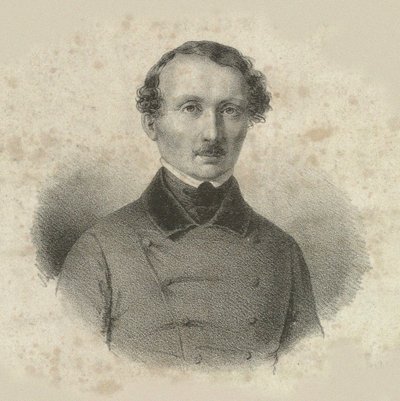 Porträt des Komponisten Hans Christian Lumbye 1810-1874, 1846 von Emilius Ditlev Baerentzen