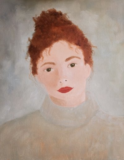 Ruhiges Rothaariges Porträt von Emily Tingey