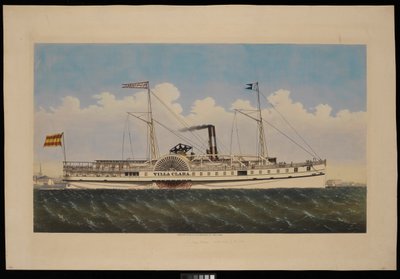 S.S. Villa Clara mit Blick auf New York von Endicott Endicott