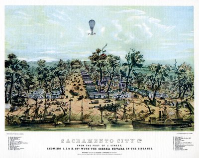 Sacramento, Kalifornien, 1849 1937 von Endicott and Co.