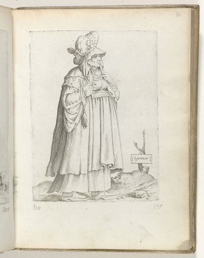 Epirota Frau (Frau aus den Pyrenäen) von Enea Vico