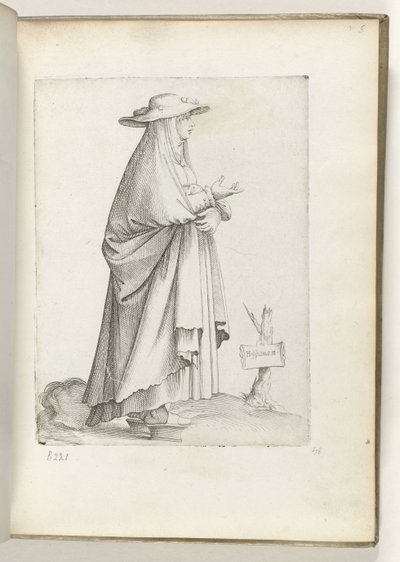 Spanische Frau (Hispana mulier) von Enea Vico