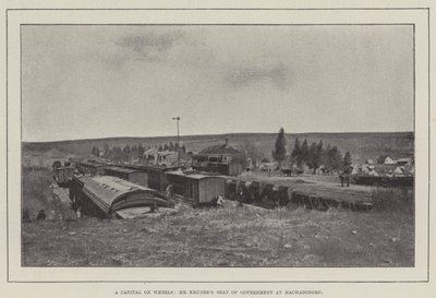 Eine Hauptstadt auf Rädern, Herr Krugers Regierungssitz in Machadodorp von English Photographer