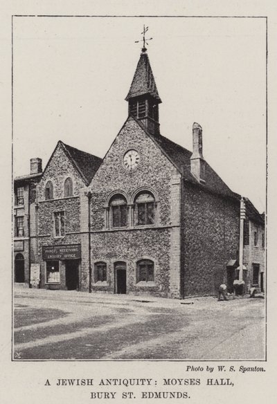 Eine jüdische Antiquität, Moyses Hall, Bury St Edmunds von English Photographer