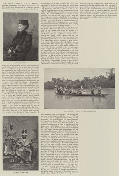 Eine Reisende in Westafrika von English Photographer