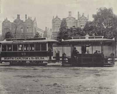 Eine Straßenbahn in Melbourne von English Photographer
