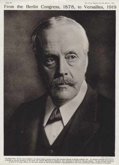 Arthur Balfour, britischer konservativer Politiker und Premierminister von English Photographer