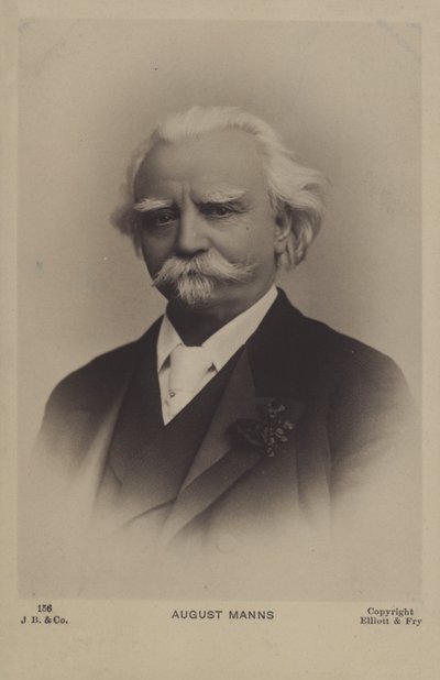 August Manns, deutsch-britischer Dirigent von English Photographer