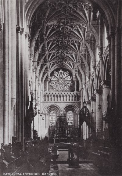 Kathedraleninneres, Oxford von English Photographer