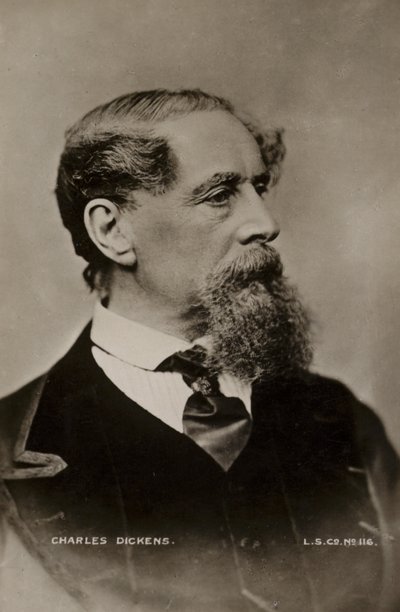 Charles Dickens (1812-1870), englischer Romanautor von English Photographer
