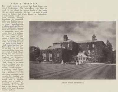 Clock House, Beckenham von English Photographer