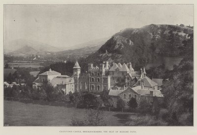Craig-y-Nos Castle, Brecknockshire, der Sitz von Madame Patti von English Photographer