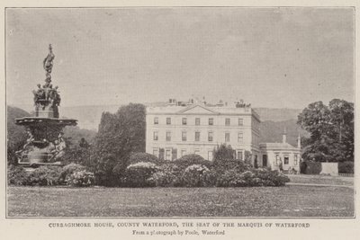 Curraghmore House, County Waterford, der Sitz des Marquis von Waterford von English Photographer