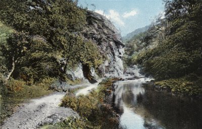 Dovedale, Der löwenköpfige Felsen von English Photographer