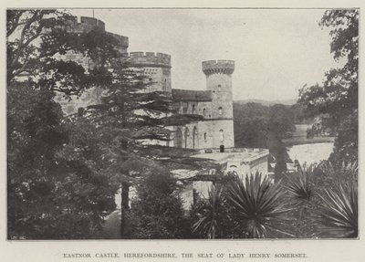 Eastnor Castle, Herefordshire, der Sitz von Lady Henry Somerset von English Photographer