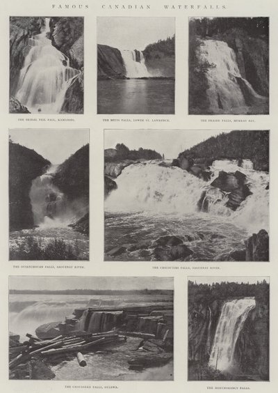 Berühmte kanadische Wasserfälle von English Photographer