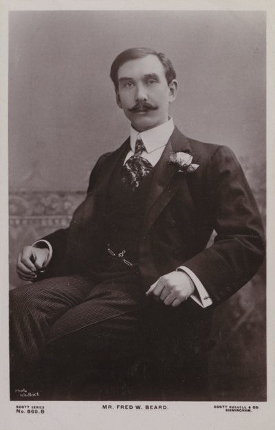 Fred W Beard, britischer Musiker von English Photographer