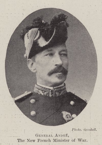 General Andre, der neue französische Kriegsminister von English Photographer