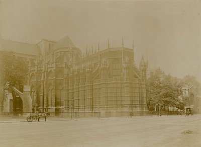 Allgemeine Ansicht der Poets Corner in der Westminster Abbey von English Photographer