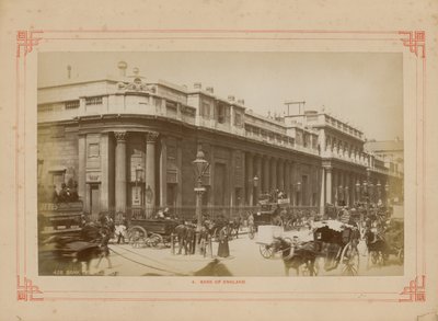 Gesamtansicht der Bank of England von English Photographer