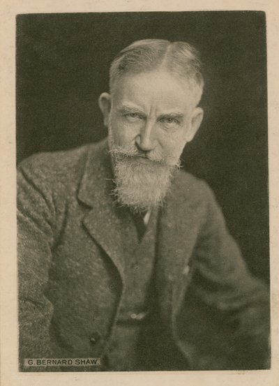 George Bernard Shaw, Fotografie von English Photographer