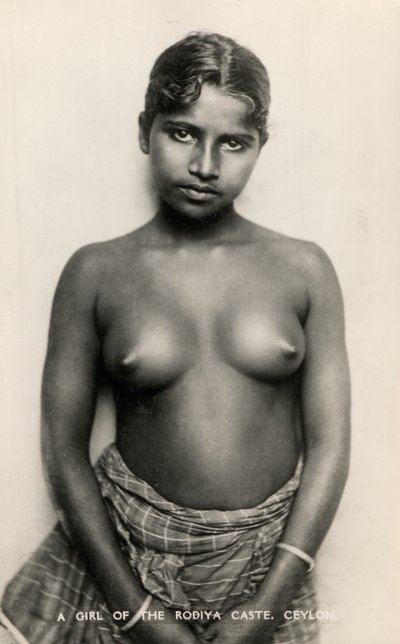 Mädchen der Rodiya-Kaste in Sri Lanka von English Photographer