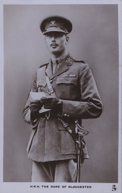 HRH Der Herzog von Gloucester von English Photographer