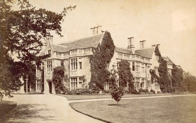 Hannington Hall, Wilts (s/w Foto) von English Photographer