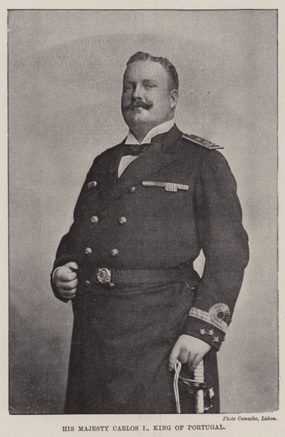 Seine Majestät Carlos I., König von Portugal von English Photographer