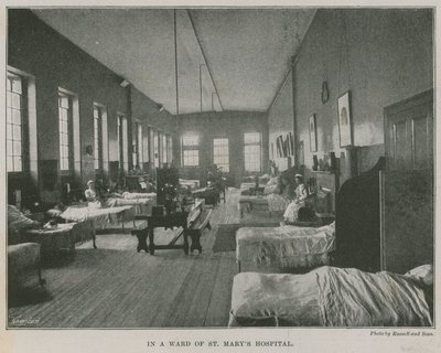 In einer Station des St. Marys Hospital, London von English Photographer