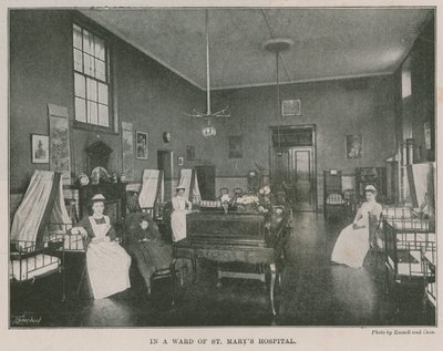 In einer Station des St. Marys Hospital, London von English Photographer