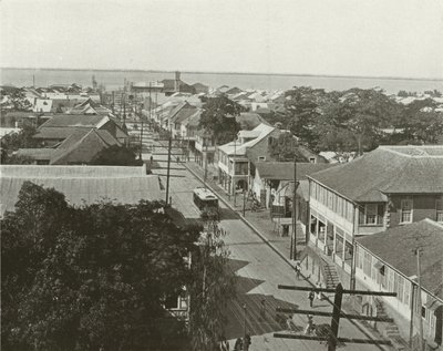 Jamaika: Old King Street Blick nach Süden, Kingston von English Photographer